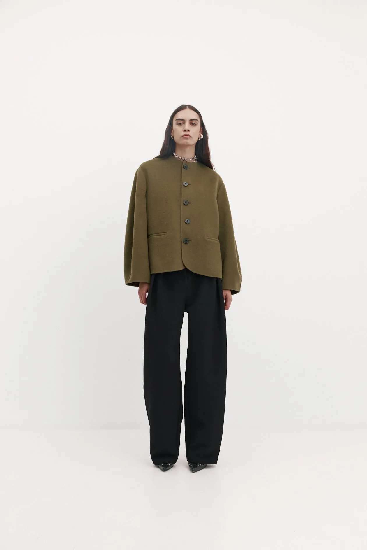 Angelo Jacket in Lambs Wool sold by Harris Tapper product image thumbnail 3
