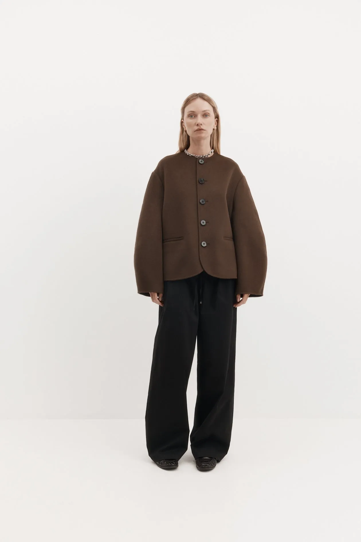Angelo Jacket in Lambs Wool sold by Harris Tapper product image thumbnail 2
