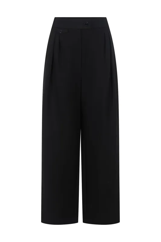 Bruno Trouser in Wool Tencel Suiting made by Harris Tapper