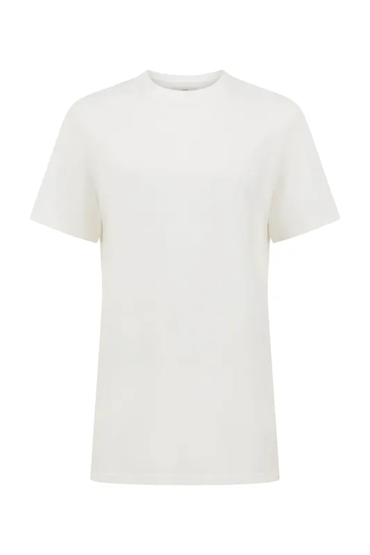 Drew T-Shirt in Brushed Cotton made by Harris Tapper