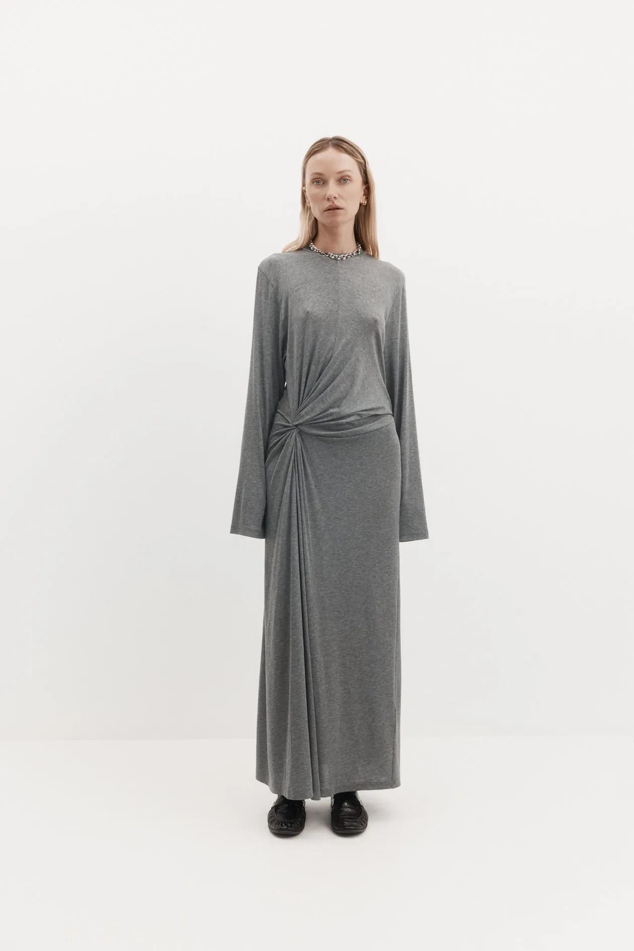 Teller Dress in Tencel Jersey sold by Harris Tapper product image thumbnail 2