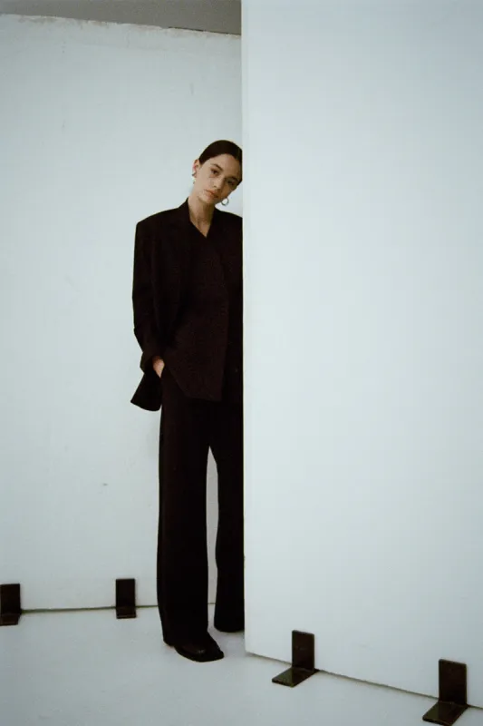 Tuxedo Trouser Black sold by Harris Tapper