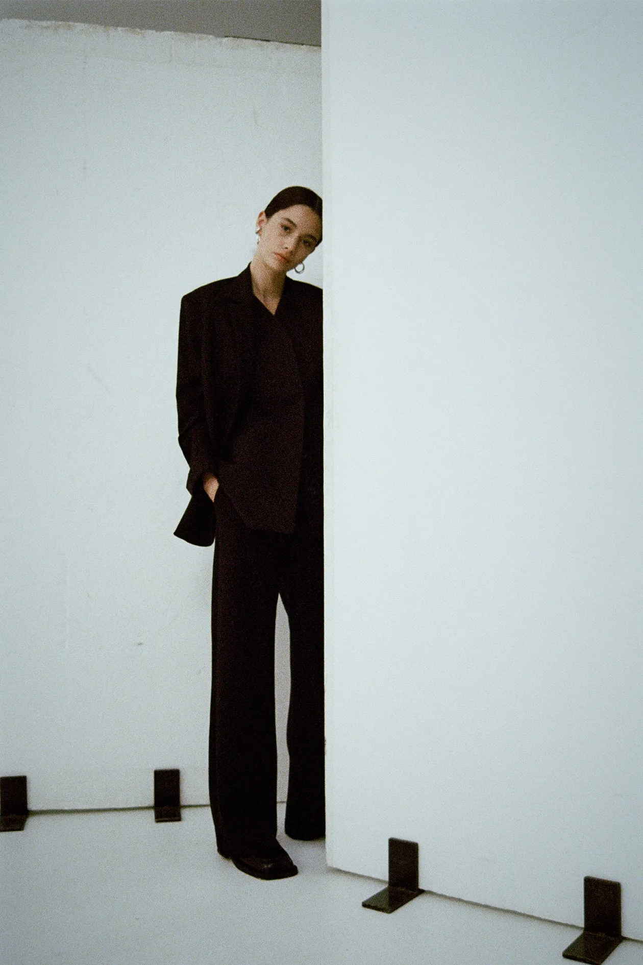 Tuxedo Trouser Black sold by Harris Tapper