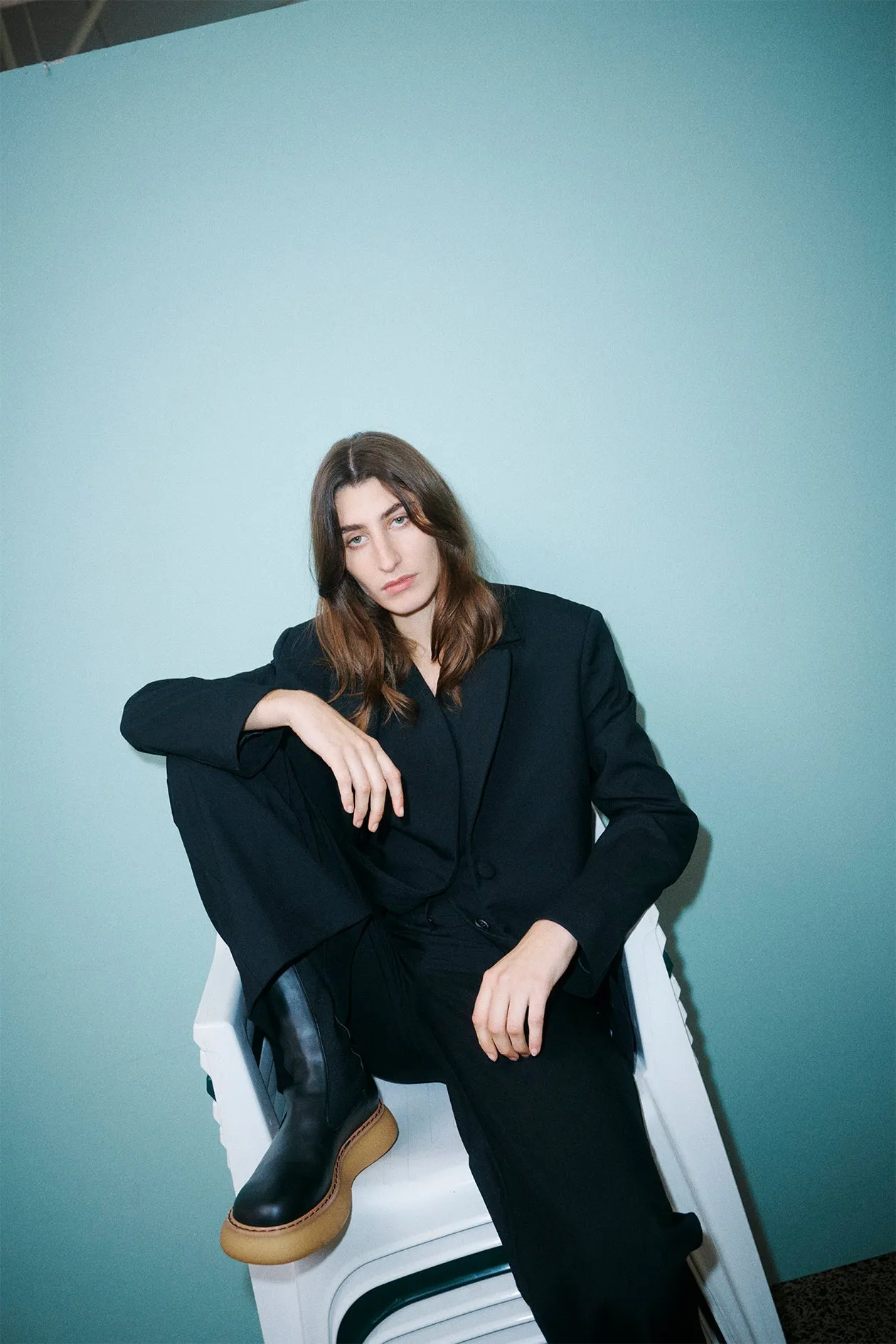 Tuxedo Trouser Black sold by Harris Tapper product image thumbnail 3