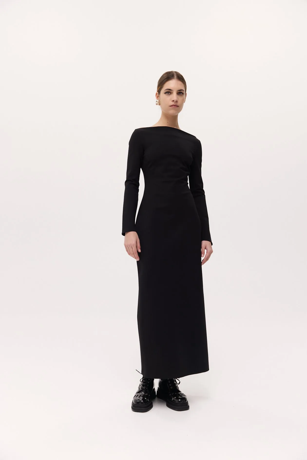 Long Sleeve Bea Dress sold by Harris Tapper