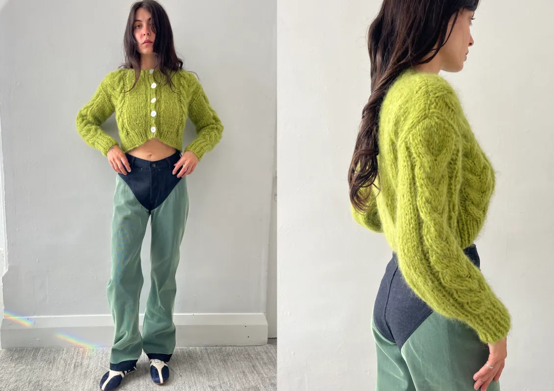 FRANCECSCA CHARTREUSE (MADE TO ORDER) sold by Frisson Knits