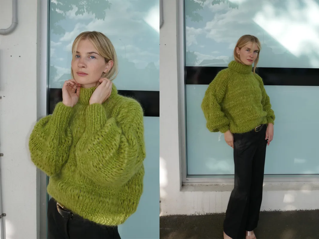 ISABELLA CHARTREUSE sold by Frisson Knits