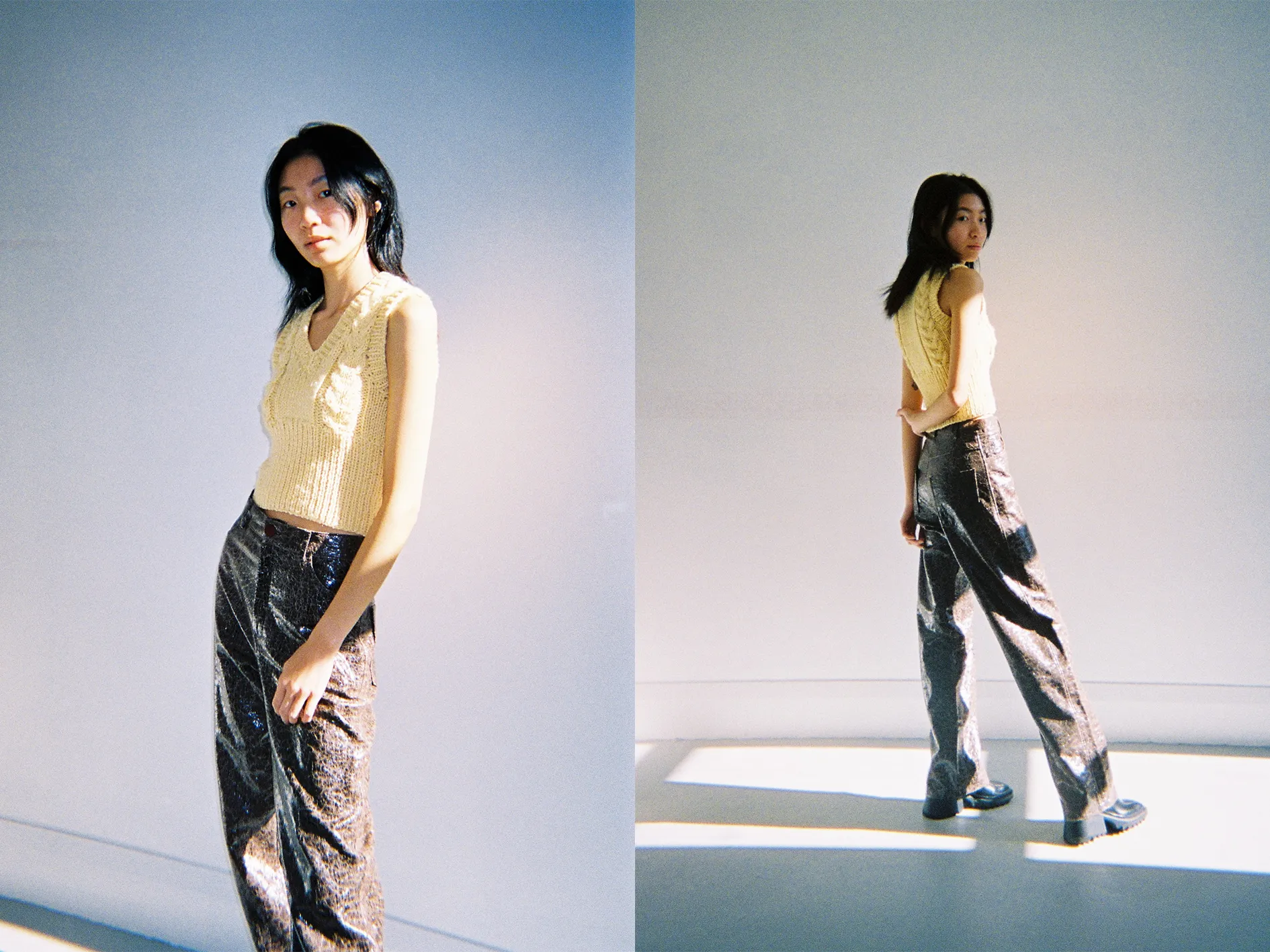 MIA VEST YELLOW (PRE ORDER) sold by Frisson Knits