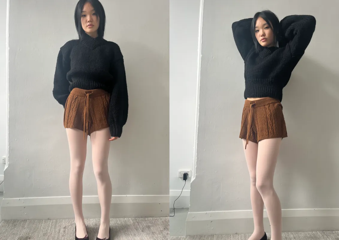 SARAH SWEATER BLACK (MADE TO ORDER) sold by Frisson Knits