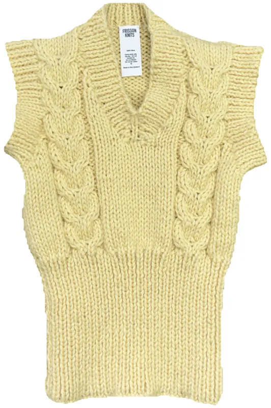 EXTRA TRICK MIA VEST sold by Frisson Knits