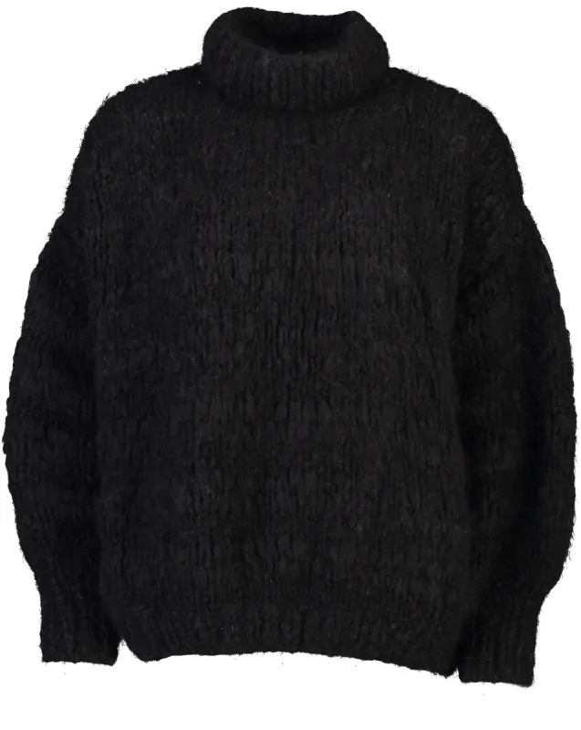 ISABELLA SWEATER BLACK sold by Frisson Knits