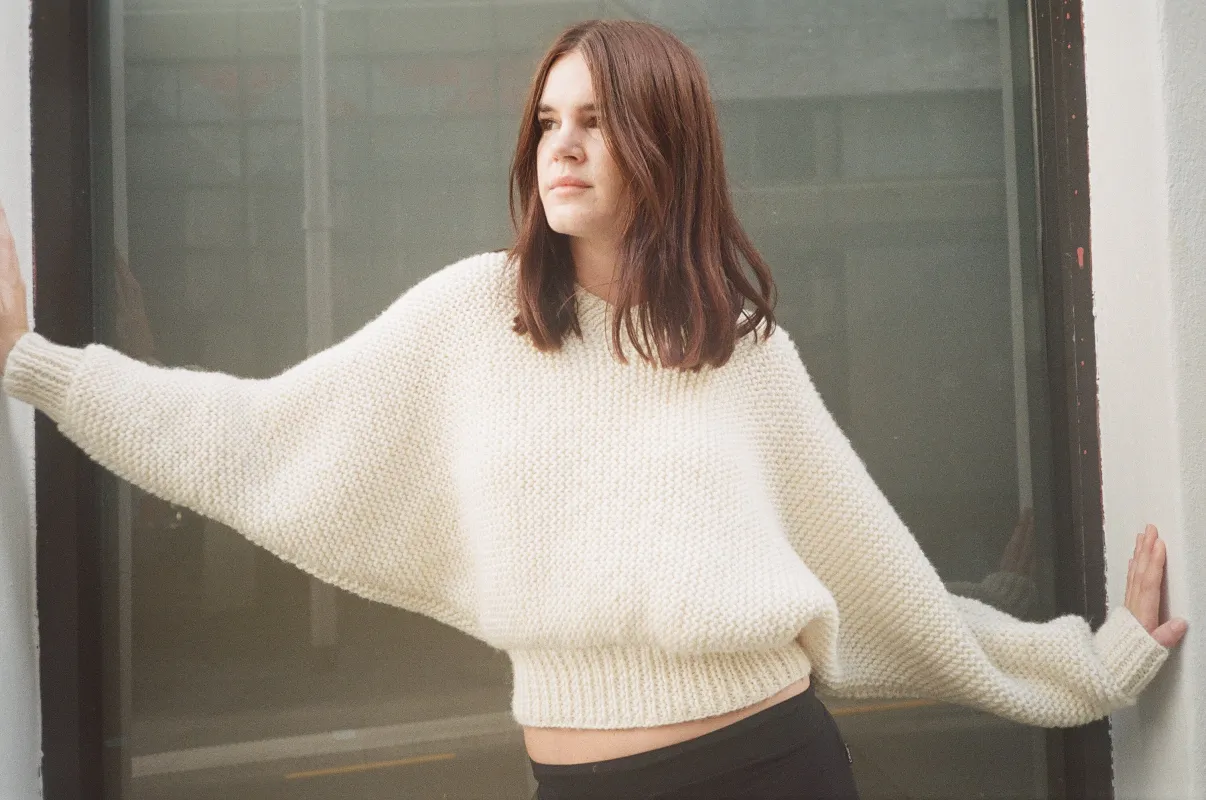 ALBA SWEATER CREAM (MADE TO ORDER) sold by Frisson Knits