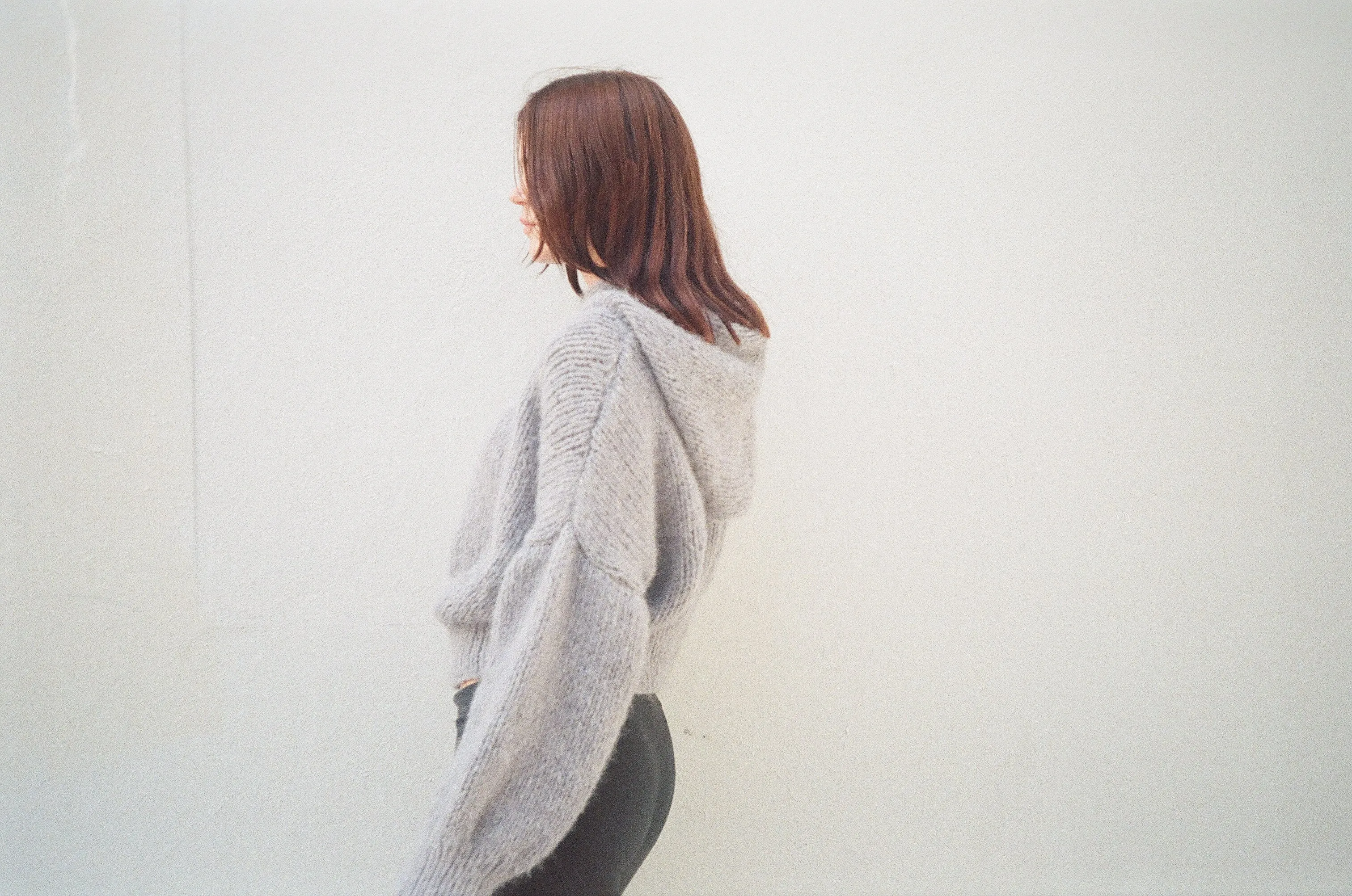 NINA HOODIE GREY sold by Frisson Knits product image thumbnail 4