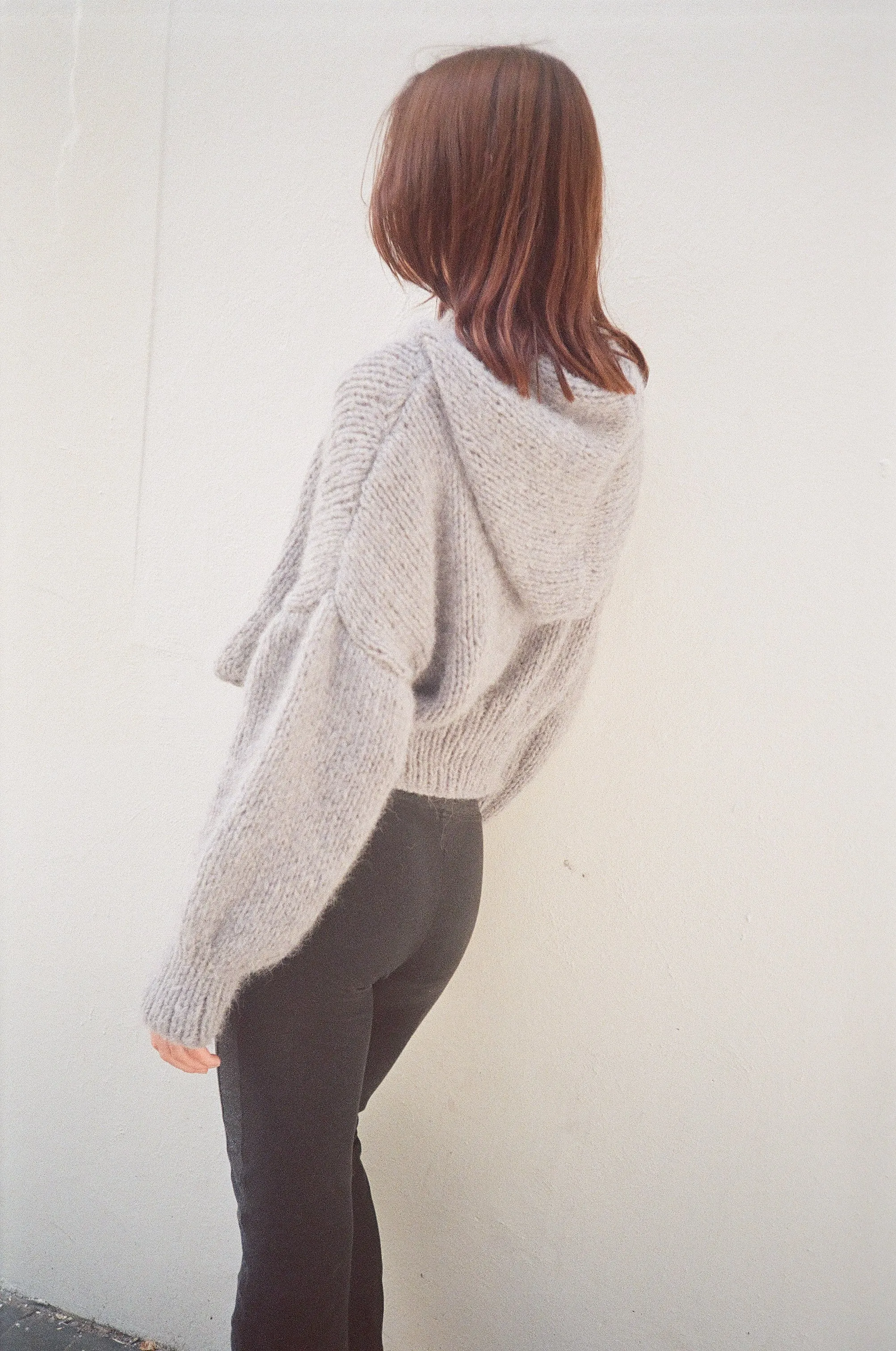 NINA HOODIE GREY sold by Frisson Knits product image thumbnail 2