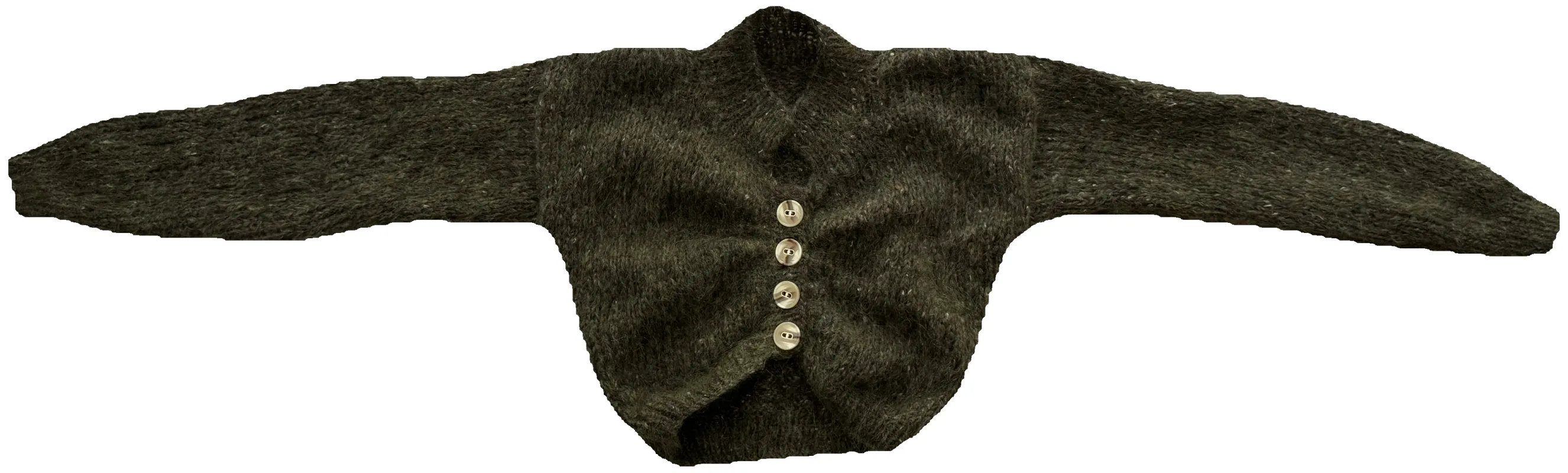 MINNIE CARDIGAN SPEAKLE TAUPE sold by Frisson Knits