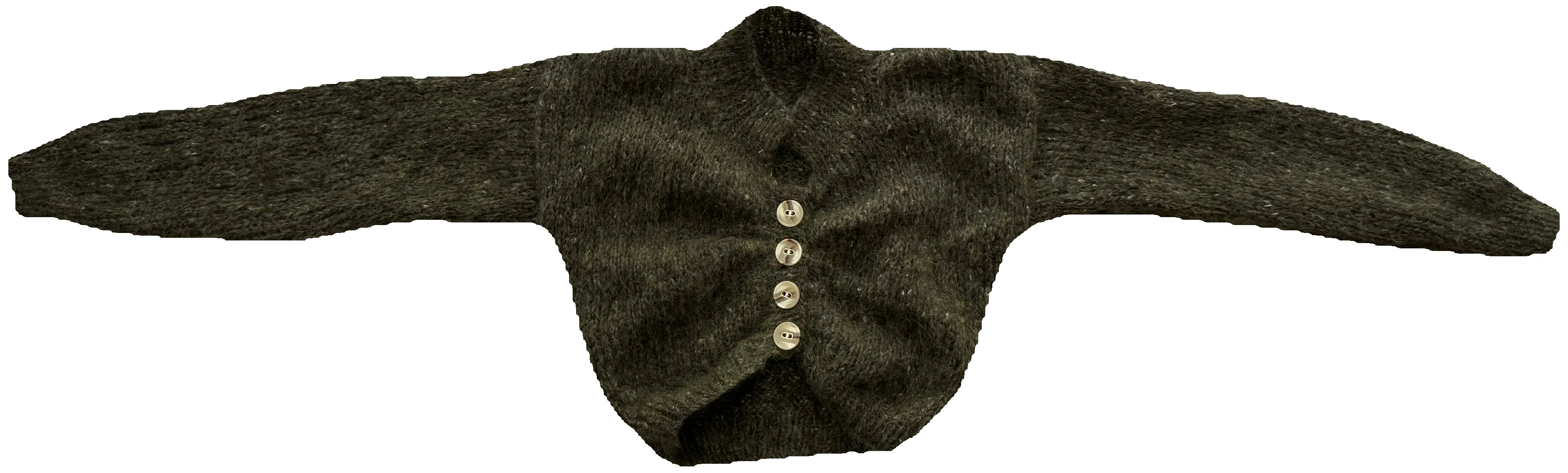 MINNIE CARDIGAN SPEAKLE TAUPE sold by Frisson Knits