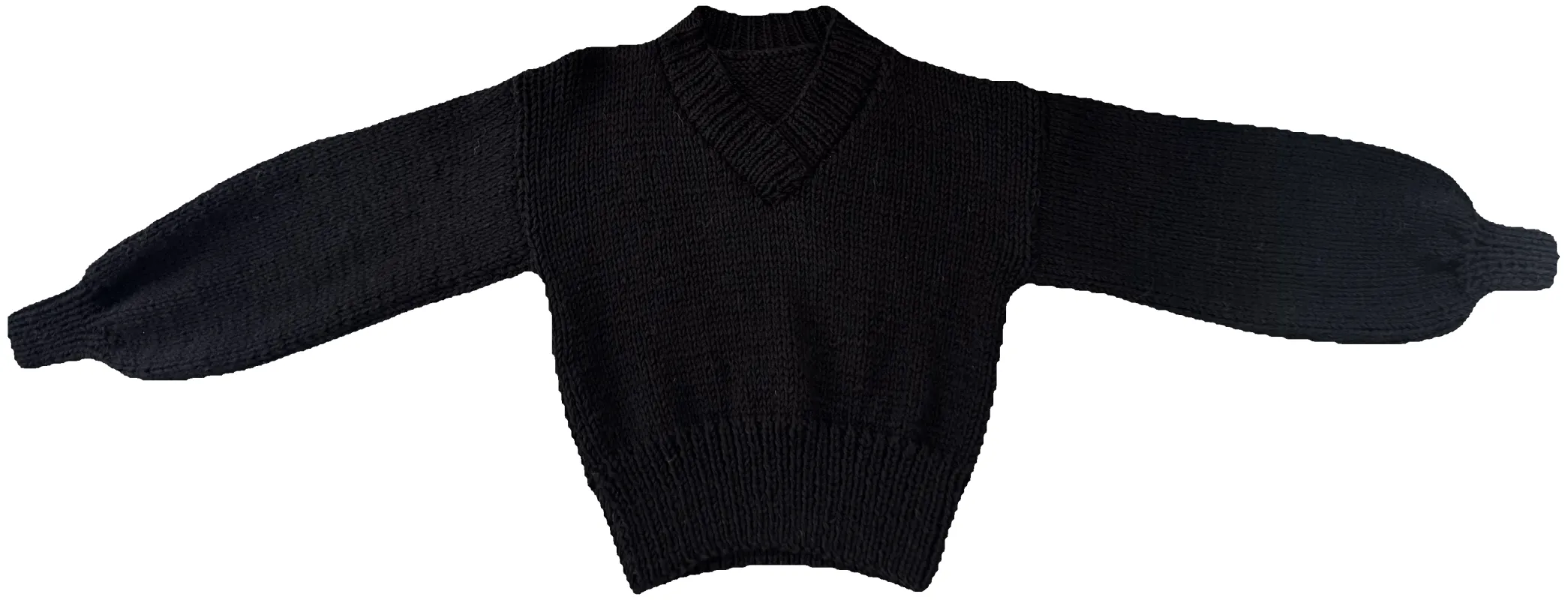 SARAH SWEATER BLACK sold by Frisson Knits
