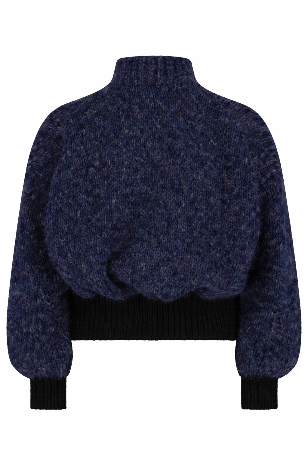 ROMA BOMBER NAVY sold by Frisson Knits product image thumbnail 2