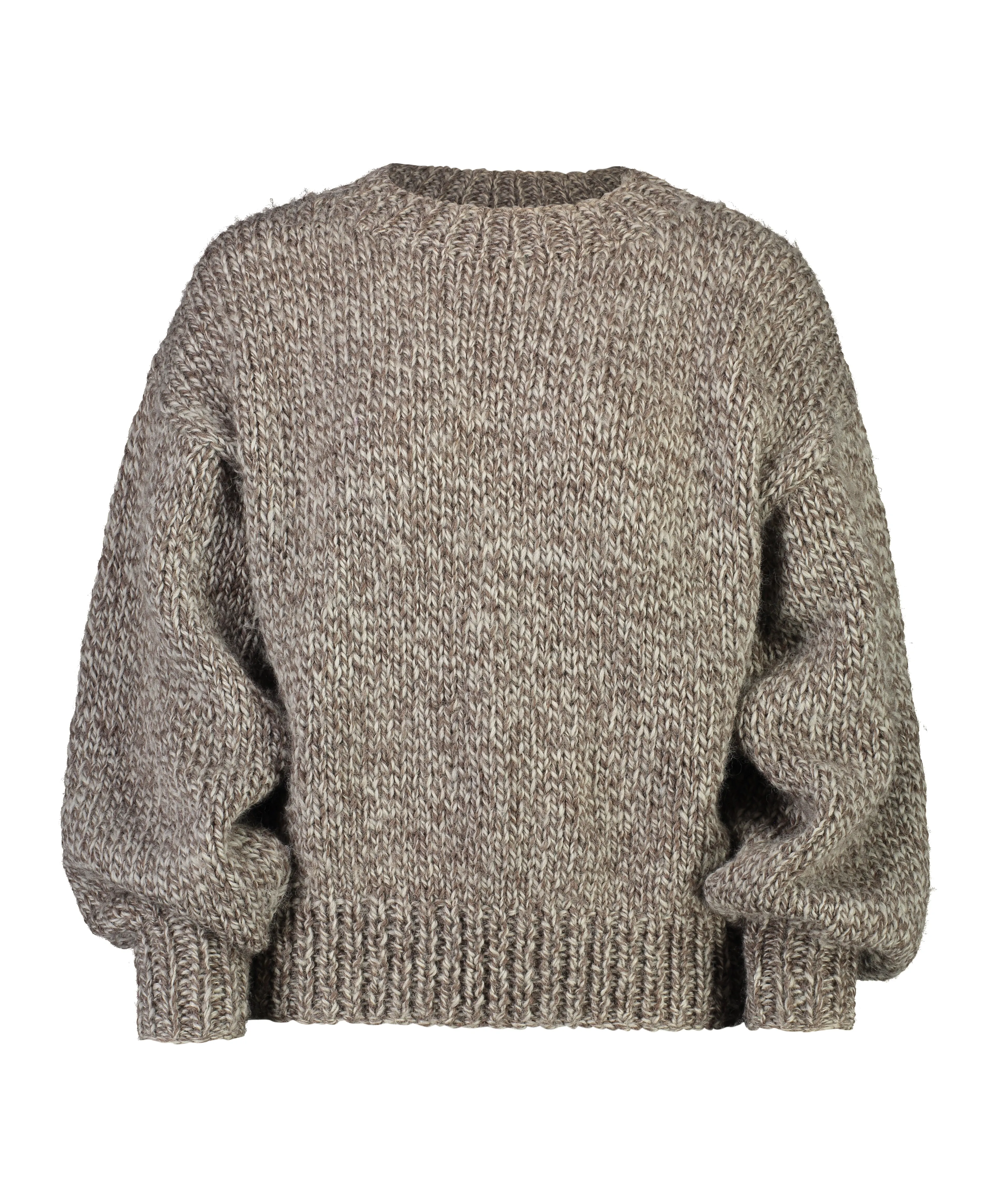 GRANDAD SWEATER MOCHA sold by Frisson Knits