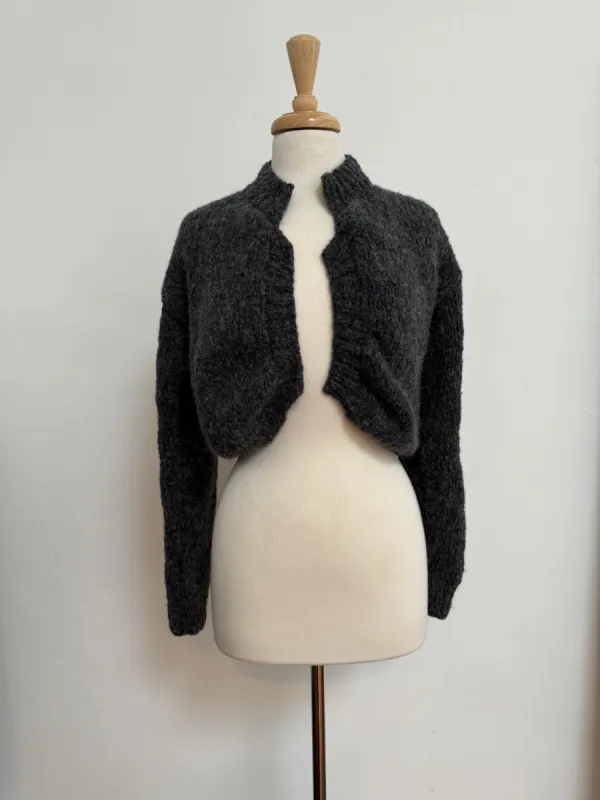 MINNIE CARDIGAN GREY sold by Frisson Knits