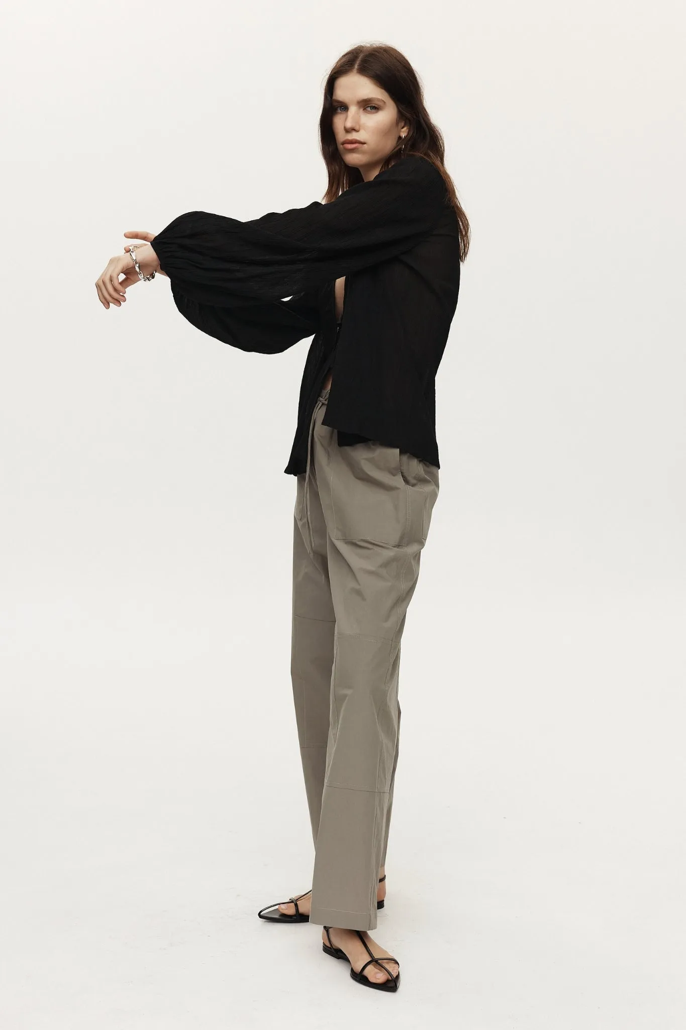 DELLA TOP - BLACK sold by Marle product image thumbnail 3