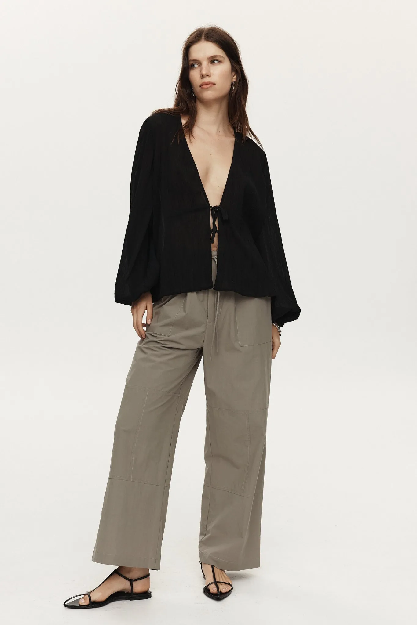 DELLA TOP - BLACK sold by Marle product image thumbnail 2