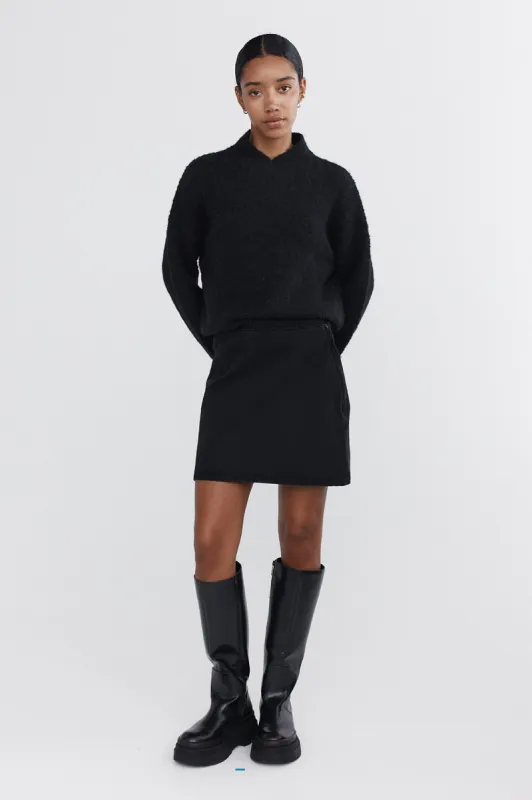 ELKA SKIRT - BLACK sold by Marle