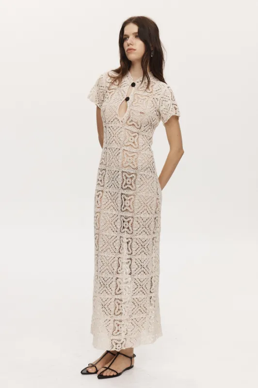 WANDA DRESS - NATURAL sold by Marle