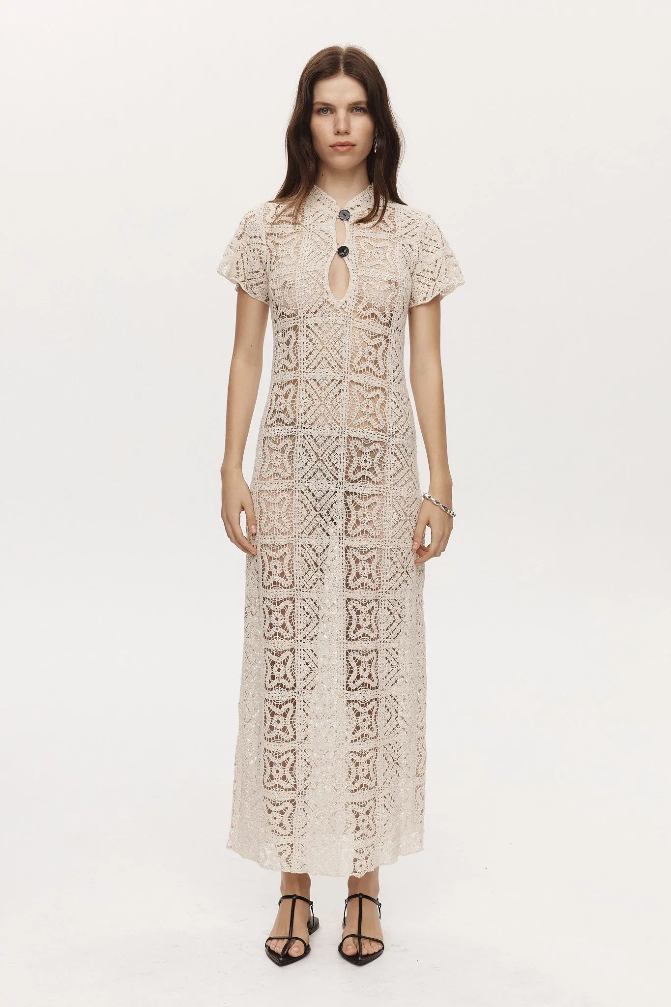 WANDA DRESS - NATURAL sold by Marle product image thumbnail 2