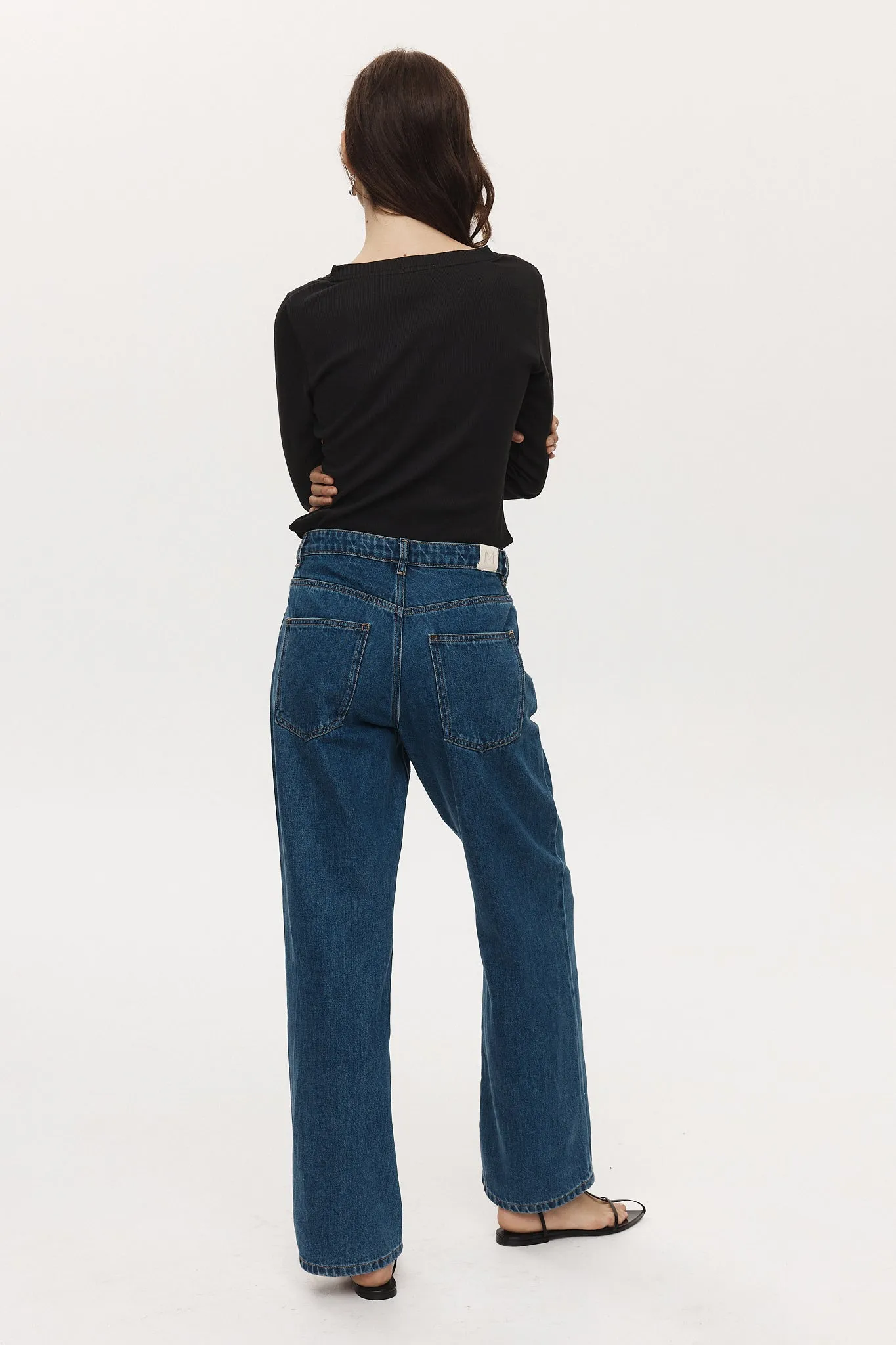 WIDE LEG JEAN - HERITAGE BLUE sold by Marle product image thumbnail 3