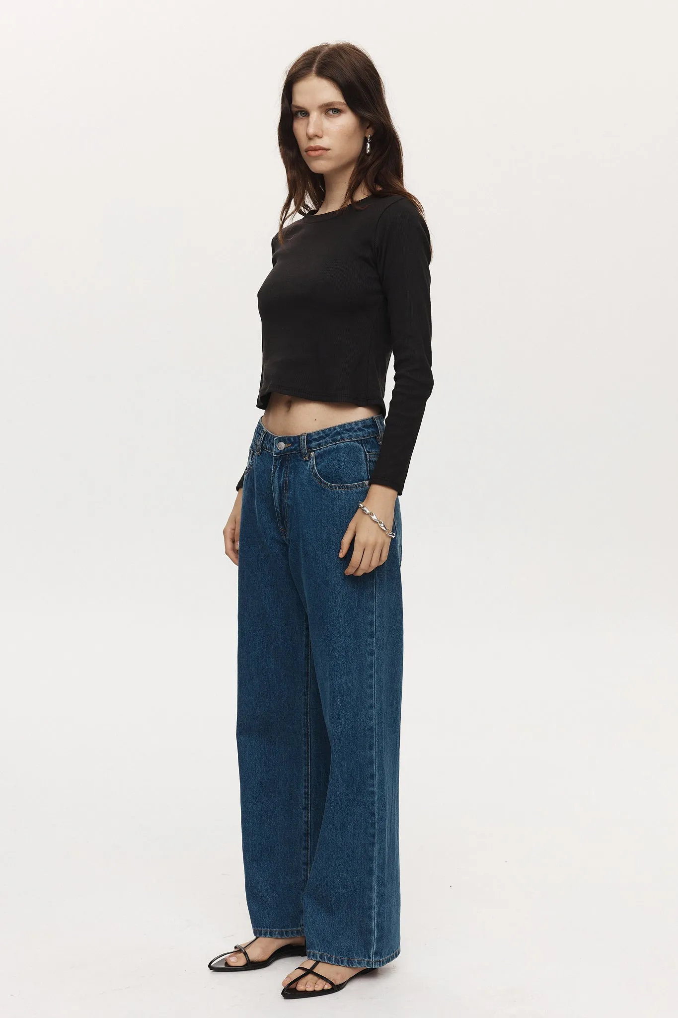 WIDE LEG JEAN - HERITAGE BLUE sold by Marle product image thumbnail 2