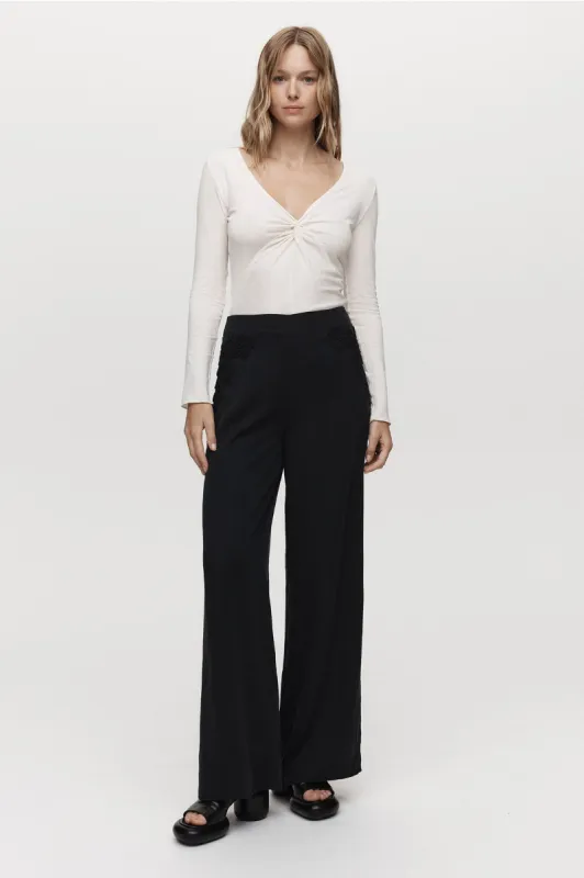 EVERETT PANT - BLACK made by Marle