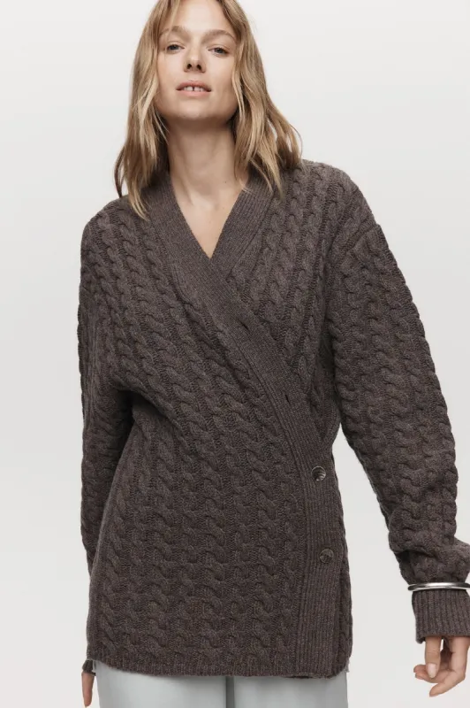 TULLIA CARDIGAN - SQUIRREL sold by Marle