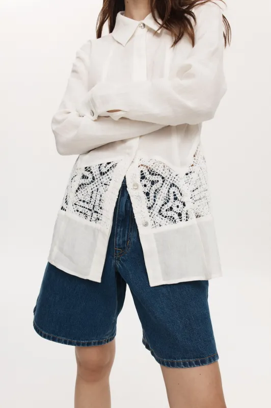 IONA SHIRT - IVORY sold by Marle