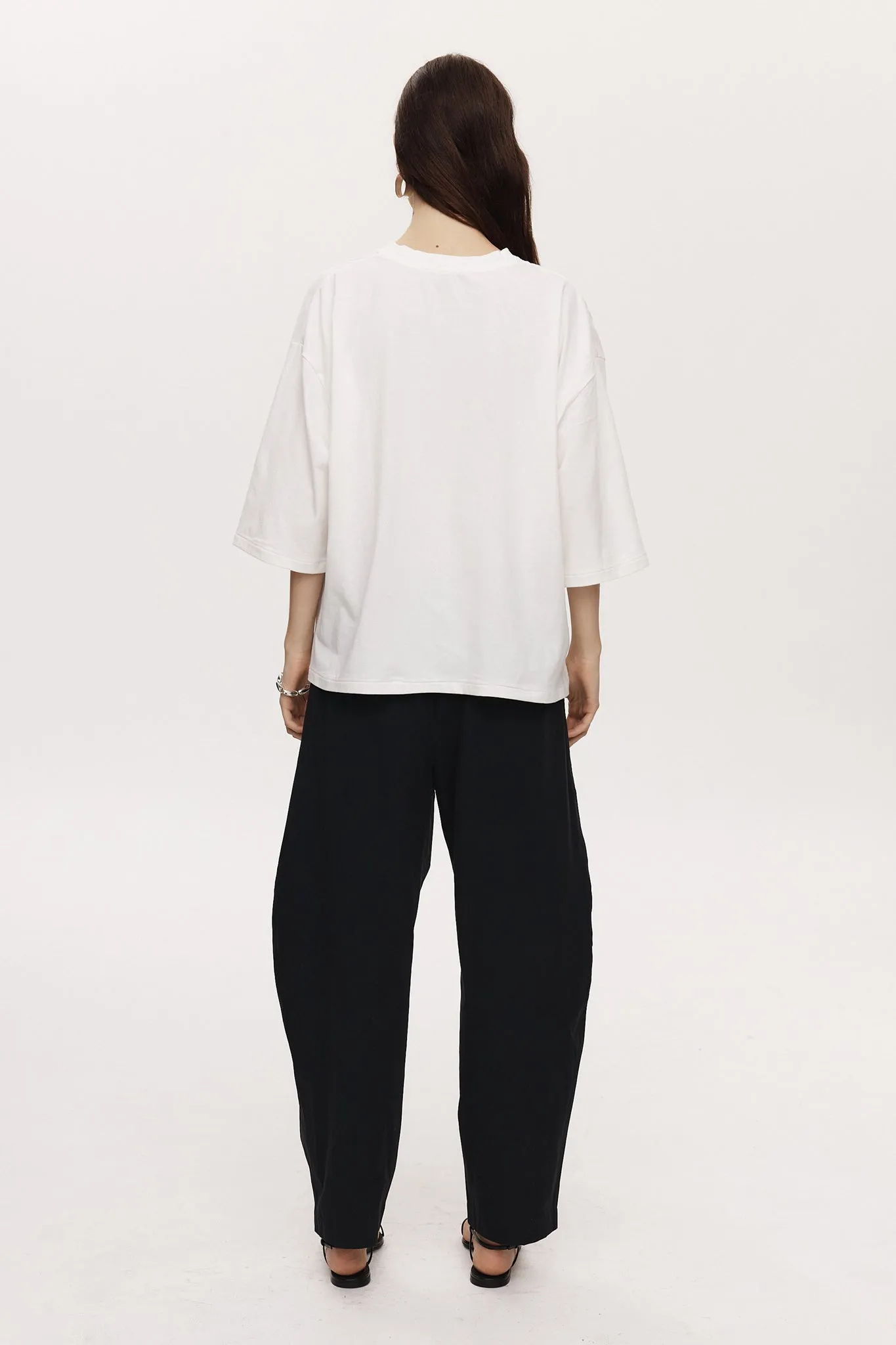 AUSTIN TEE - IVORY sold by Marle product image thumbnail 4