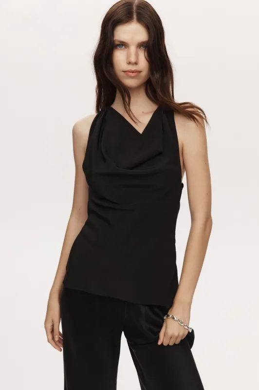 ZINNIA TOP - BLACK sold by Marle