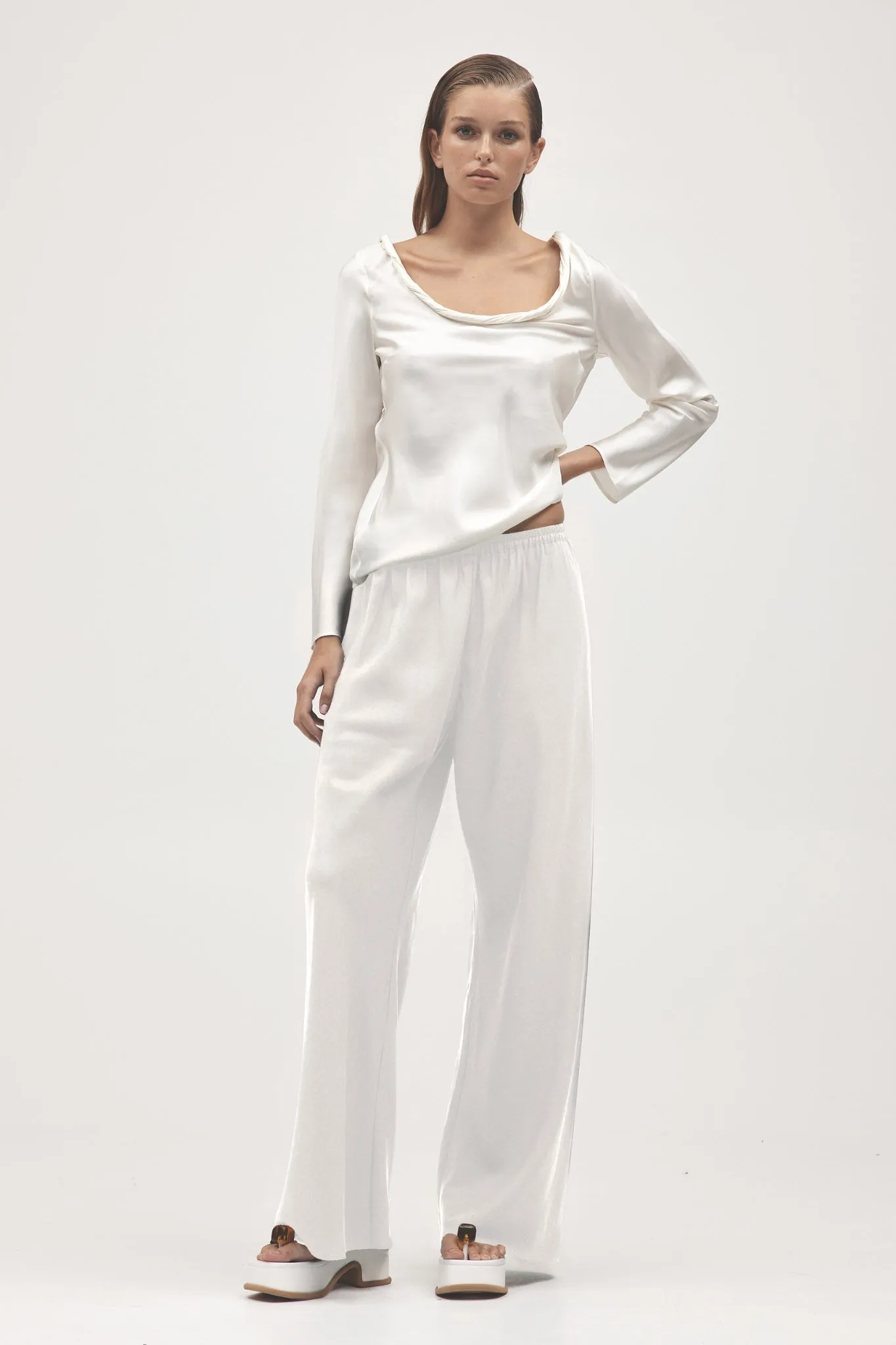 COCO PANT - IVORY sold by Marle product image thumbnail 3