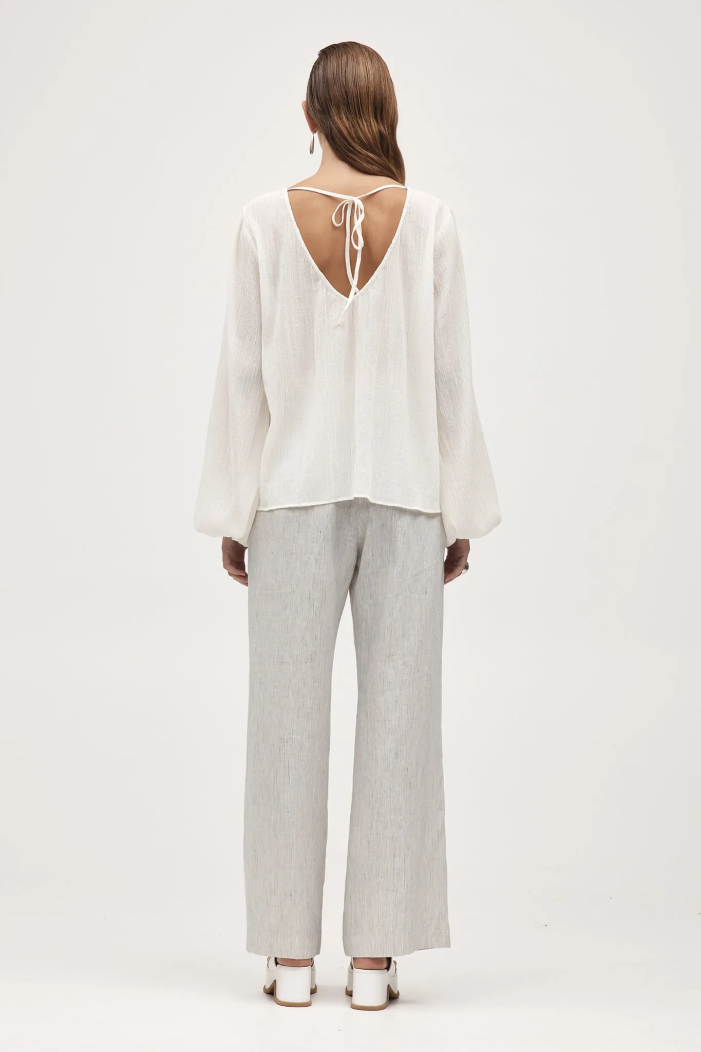 EVERLY TOP - IVORY sold by Marle product image thumbnail 4