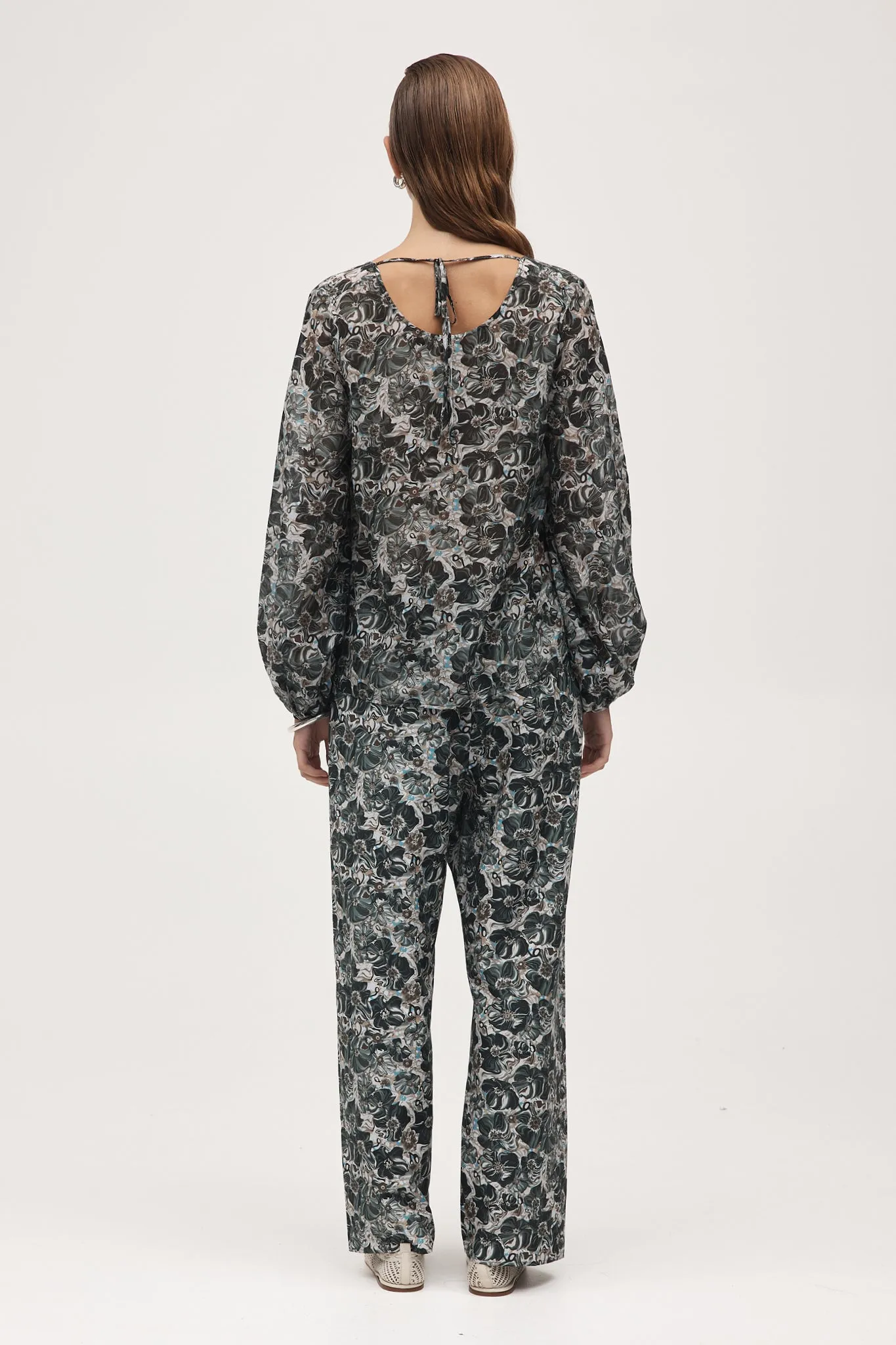 EVERLY TOP - FLORA MARBLE sold by Marle product image thumbnail 4