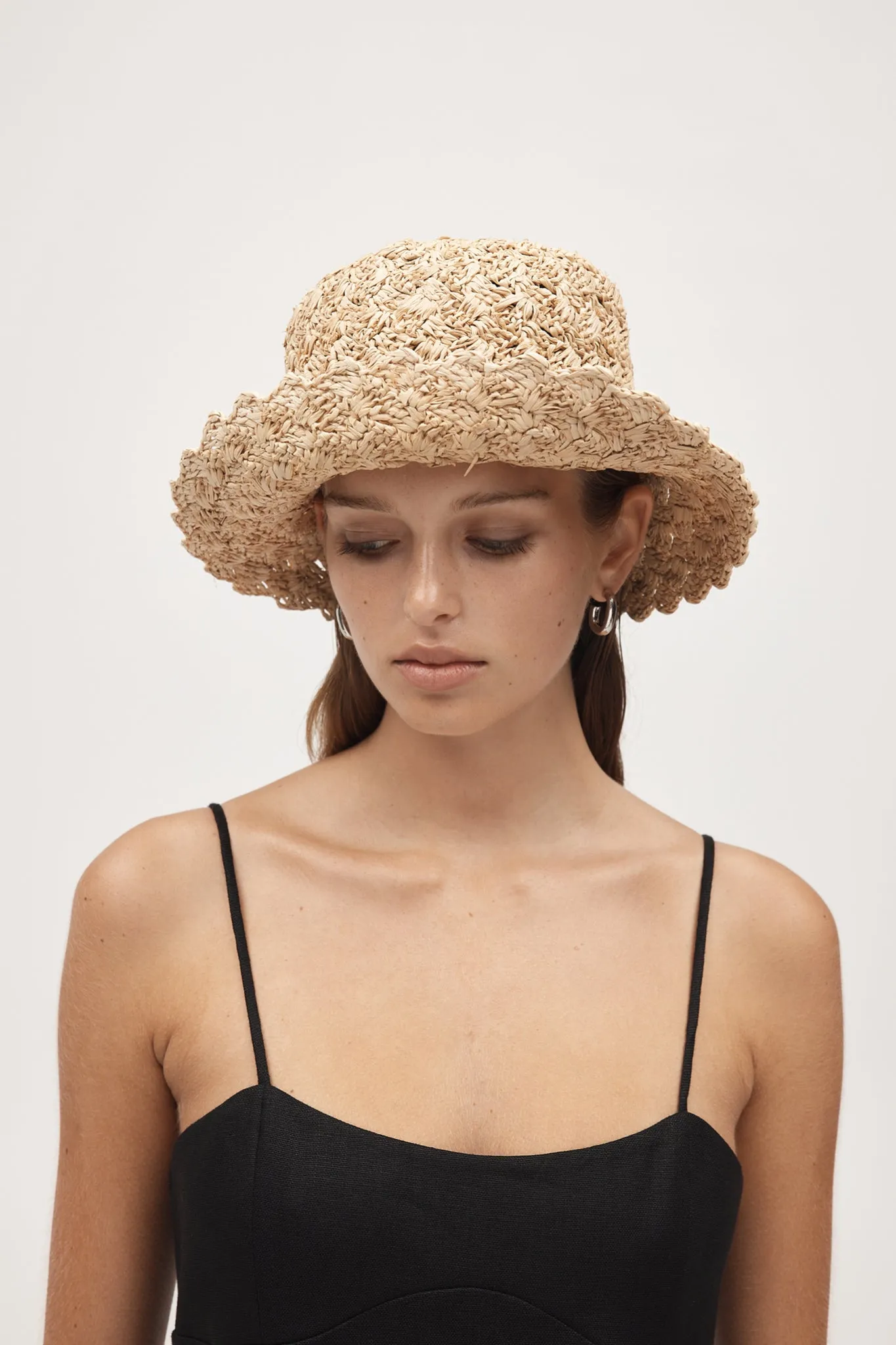 LOLA HAT - NATURAL sold by Marle product image thumbnail 4