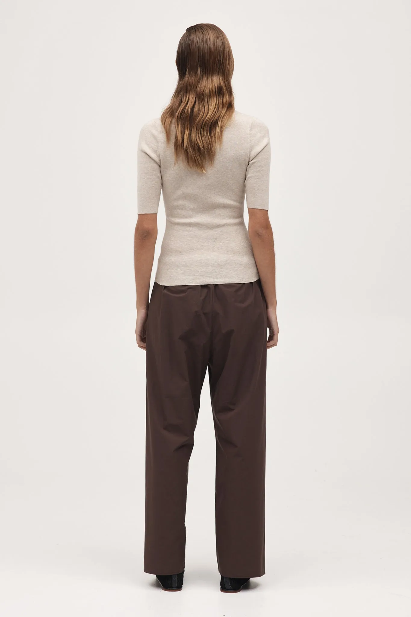 SHONA TOP - OATMEAL sold by Marle product image thumbnail 4