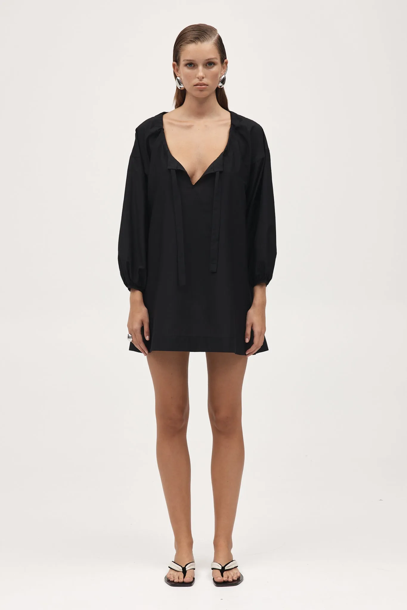 MYLA DRESS - BLACK sold by Marle product image thumbnail 3