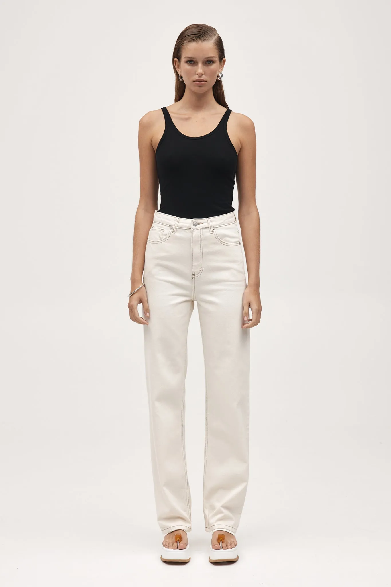 RELAXED JEAN - ECRU sold by Marle