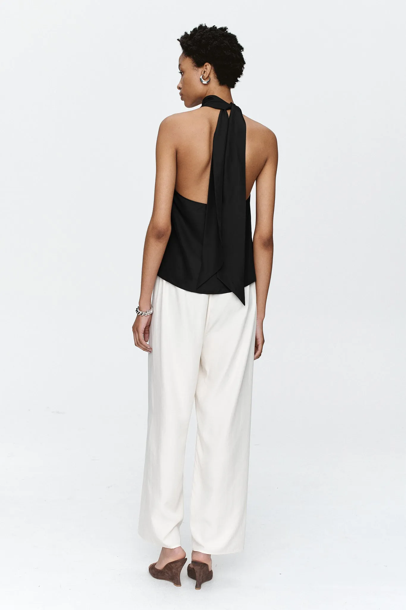 DARCY TOP - BLACK sold by Marle product image thumbnail 4