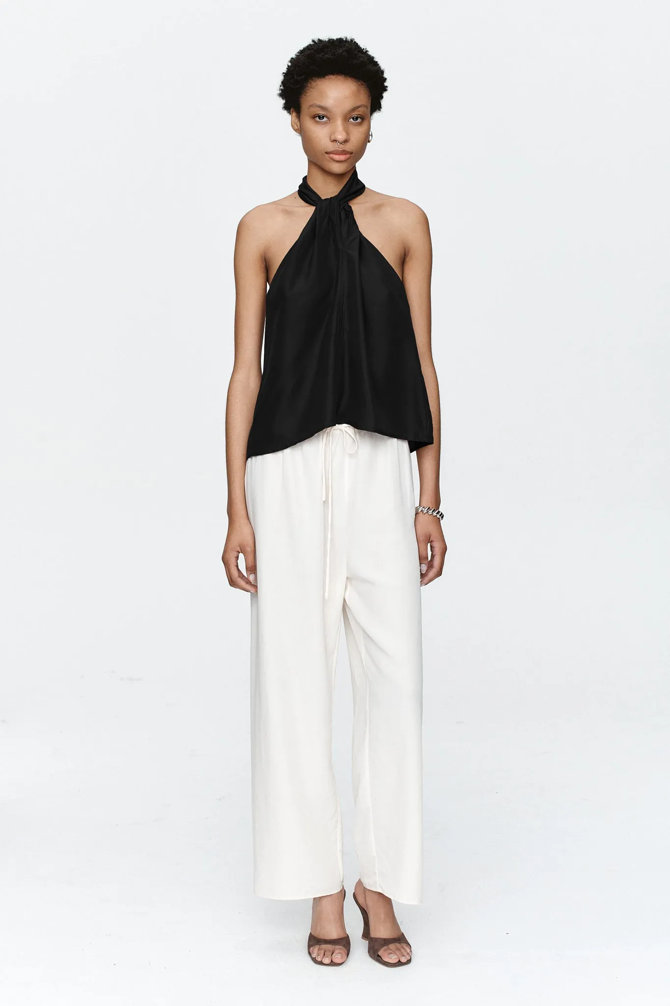 DARCY TOP - BLACK sold by Marle product image thumbnail 2