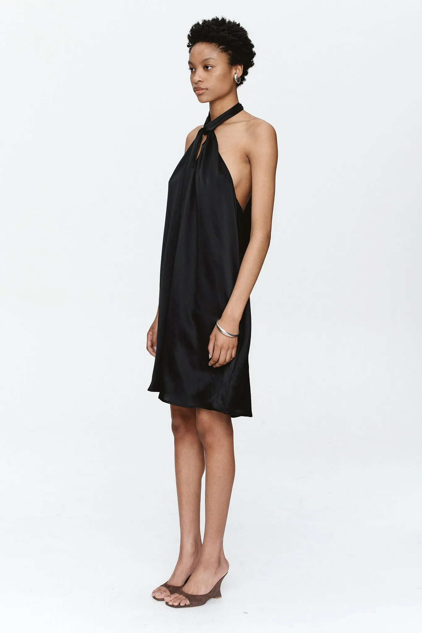 DARIO DRESS - BLACK sold by Marle product image thumbnail 3