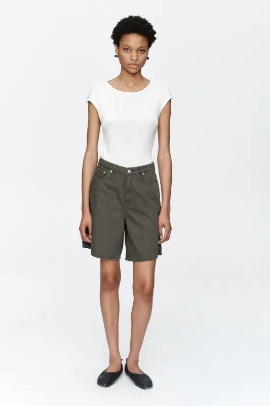 RELAXED JEAN SHORT - ROSEMARY sold by Marle