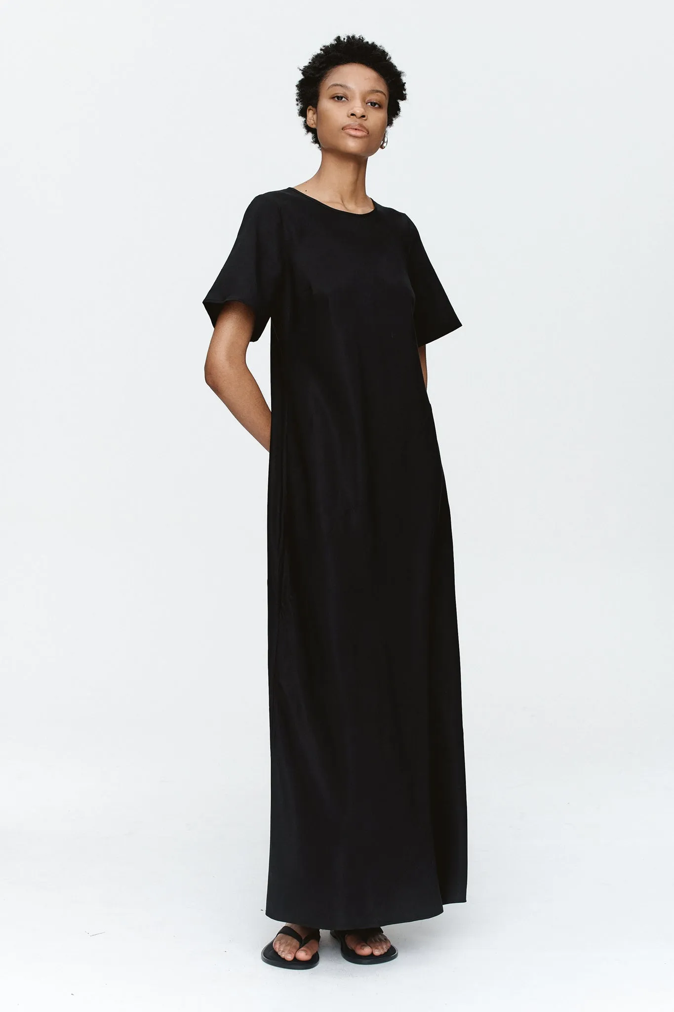 ABIGAIL DRESS - BLACK sold by Marle product image thumbnail 3