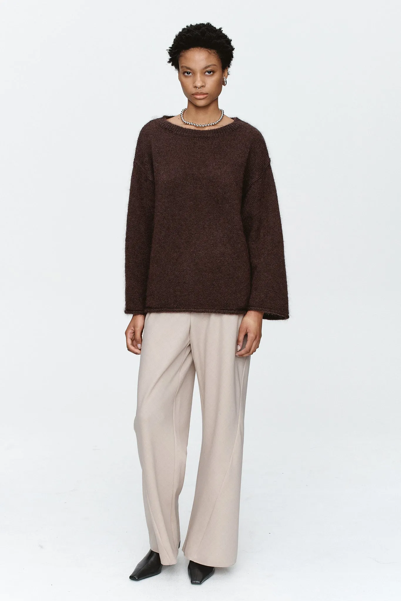 MAYE JUMPER - CHOCOLATE sold by Marle product image thumbnail 2