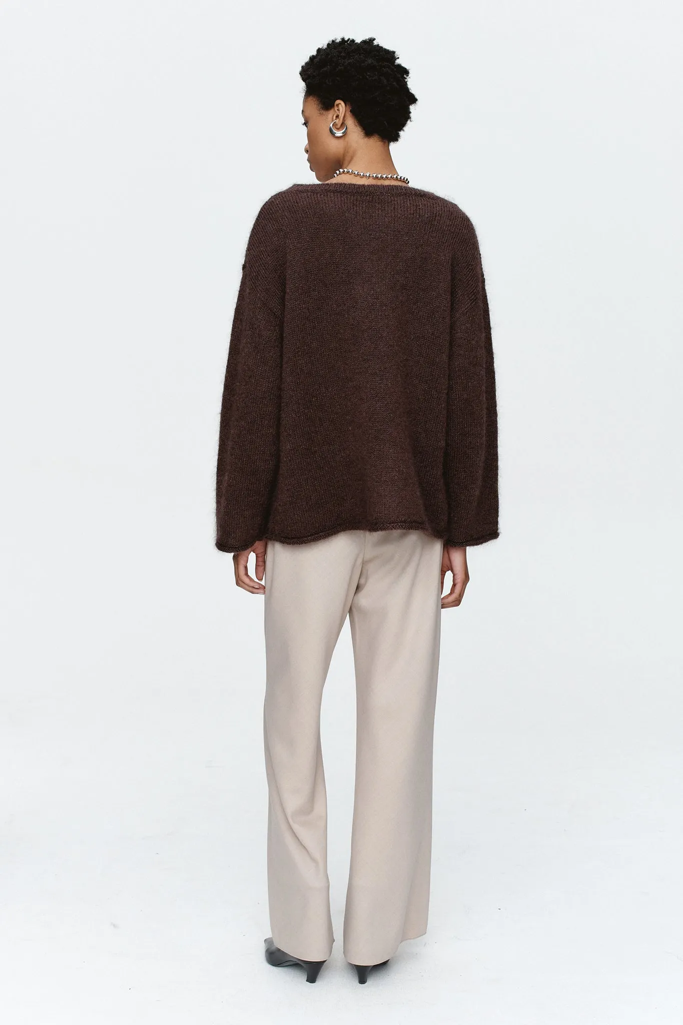 MAYE JUMPER - CHOCOLATE sold by Marle product image thumbnail 4